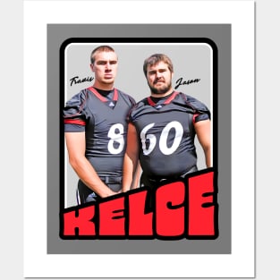 The Kelce Brothers Trading Card Posters and Art